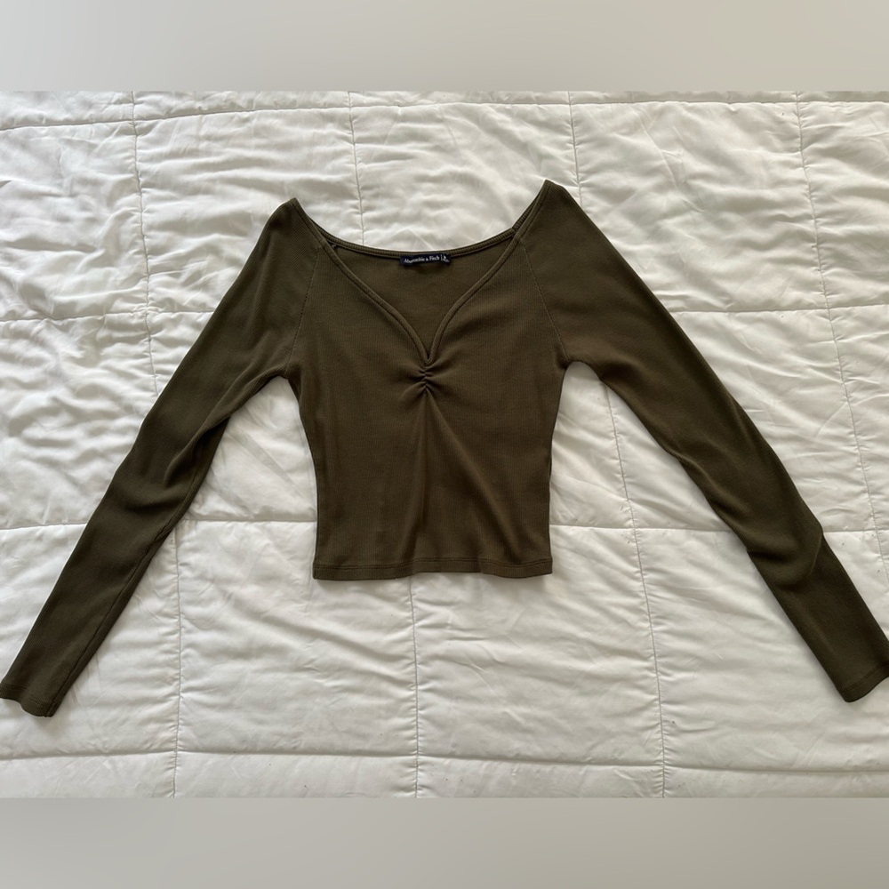 Abercrombie Long sleeve fitted top